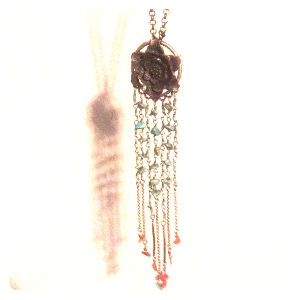 Lucky Brand Silver Southwestern Necklace
